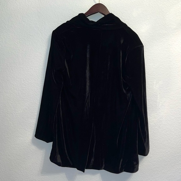 New Endless Rose Velvet Black Jacket Blazer - S - Picture 3 of 3